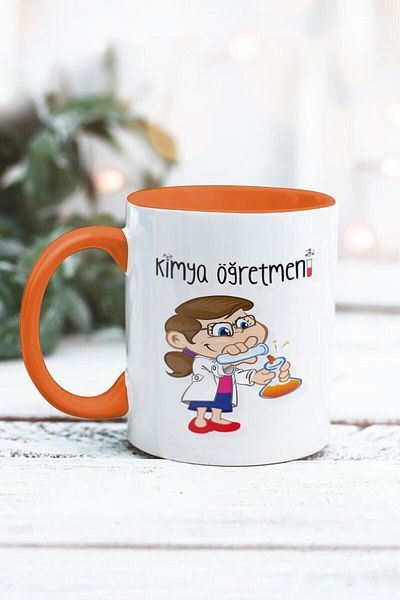 Yaprak Hediyelik كوب بتصميم معلم الكيمياء