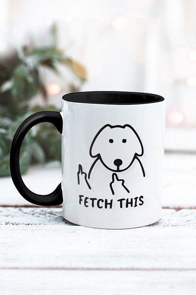 Yaprak Hediyelik كوب بتصميم Fetch This
