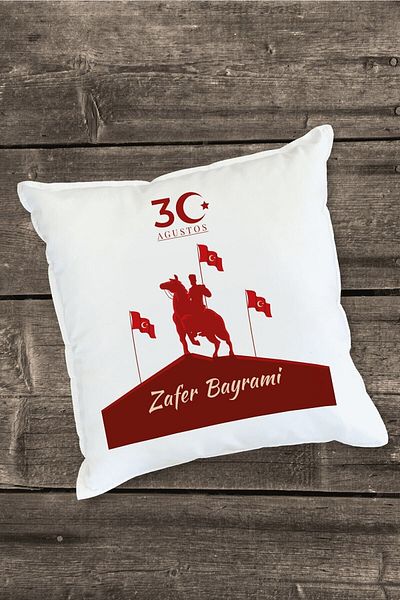 Yaprak Hediyelik 30 August Victory Day Designed Pillow