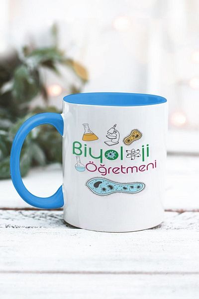Yaprak Hediyelik كوب بتصميم معلم الأحياء