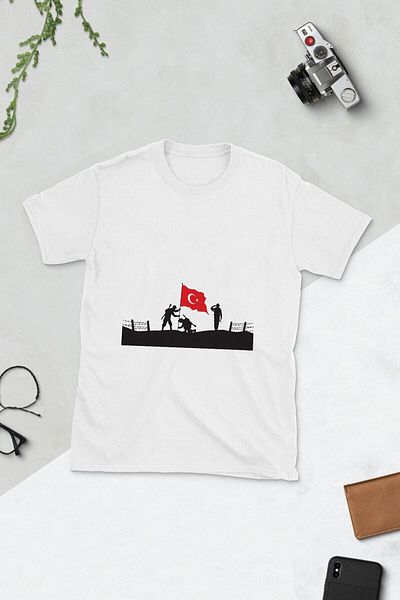 Yaprak Hediyelik Large Size Homeland Design T-Shirt