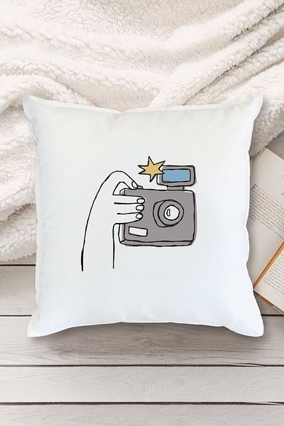Yaprak Hediyelik Newspapers and Press Feast Designed Pillow