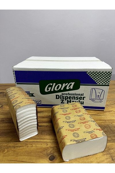 Didopack Glora Eco 12 Pack of 150 Dispenser Z-Layer Towels