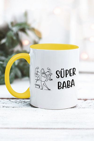 Yaprak Hediyelik كوب بتصميم عيد الأب