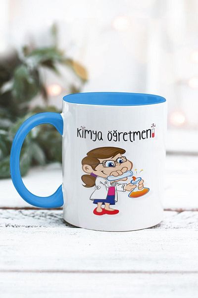 Yaprak Hediyelik كوب بتصميم معلم الكيمياء