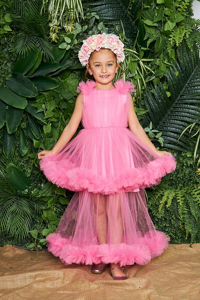 zühre balaban Rochie de seara pentru fete roz - Rochie roz