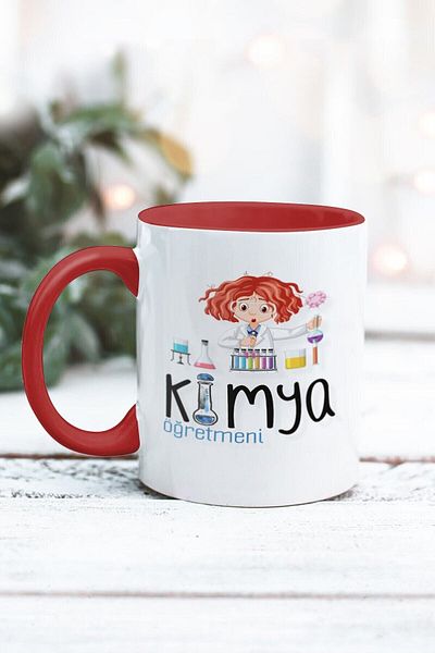 Yaprak Hediyelik كوب بتصميم معلم الكيمياء