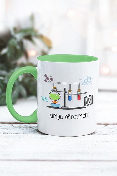 Yaprak Hediyelik كوب بتصميم معلم الكيمياء