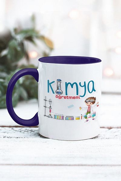 Yaprak Hediyelik كوب بتصميم معلم الكيمياء