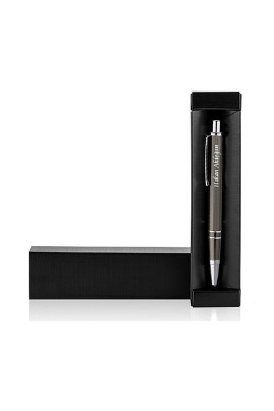 Yaprak Hediyelik Metal Pen with Cardboard Box