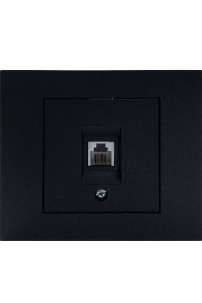 OVİVO Ovivo Grano Black Phone Socket 10 Pack (Including Frame)