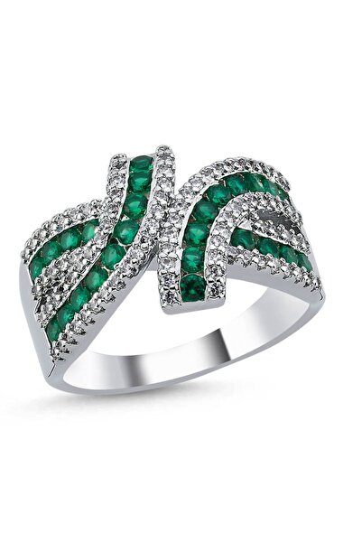 Merano Design Falls Yeşil Yüzük