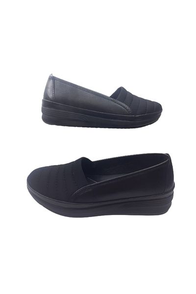 Ayzen Women's Black-Black Stretch Orthopedic Sole Daily Stylish Shoes ayznn326-99