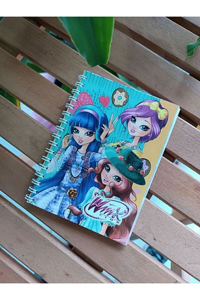 EyER Shoping Winx Club Spiral a6 Μέγεθος Σημειωματάριο μπλε