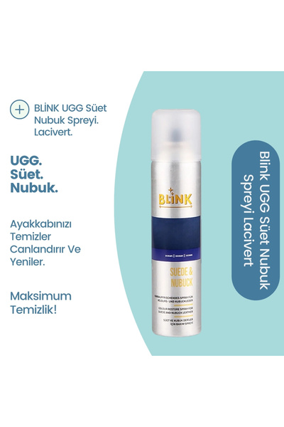 Blink Süet Nubuk Spreyi Naturel. Süet Nubuk Ayakkabı Bakım.