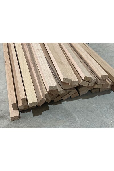 U Atölye Ahşap çıta (Kayın Ağacı) 1x1,5x75cm