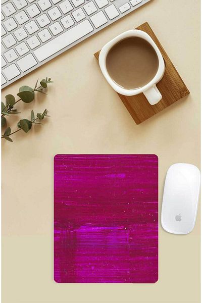 Gizeo Mousepad dreptunghiular cu model roz cu suport pentru încheietura mâinii
