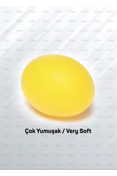 ermöztürk medikal Silikon Stres Topu Sarı El Egzersiz Topu Fizik Tedavi Topu ...