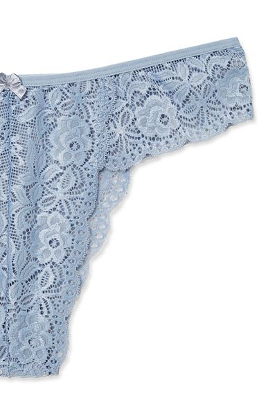 HNX Δαντελένιο ψηλόμεσο Plus Size Γυναικείο εσώρουχο Brazilian