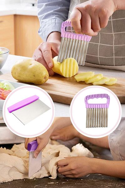 Sekiz8 Dough Cutting Spatula & Potato Chip Cutter