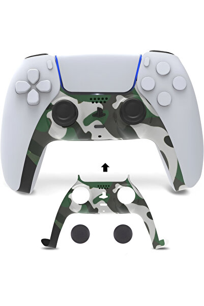 SFL Product PS5 Ön Panel Yedek Kapağı, Sony Playstation 5 DualSense Kamuflaj ...