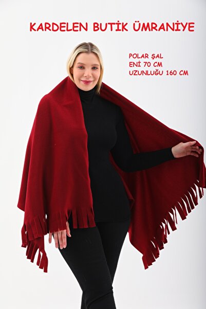 Kardelen Butik Ümraniye شال كتف مزين بشراشيب من الصوف