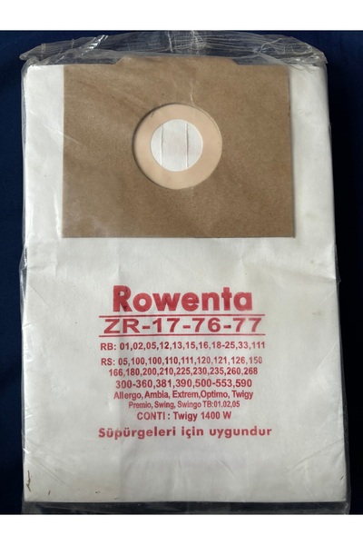 Rowenta ZR17-76-77 Kağıt Torbası 4 Adet