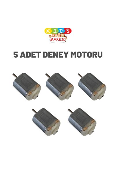 Arduino 5 Adet Deney Motoru (dc Motor) Oyuncak Motoru
