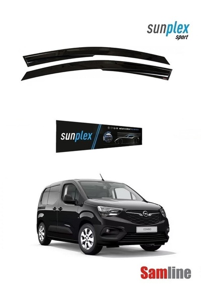 SUNPLEX Opel Combo Cargo (2020-2023) Cam Rüzgarlığı Takımı 2'li Set