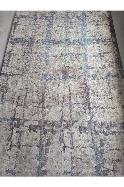 ESPİCAL HOME Elastic Carpet Cover Made of Soft Velvet Fabric