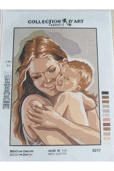 collection d'art 30*40 Cm Canvas Printed Tapestry with String