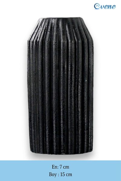 Evene Vase Small Vase Tabletop Vase Home Decoration Vase Black Model 27