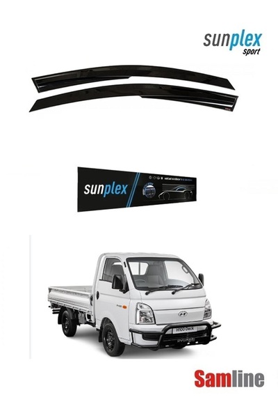 SUNPLEX Hyundai H100 2007 Model Kamyonet Cam Rüzgarlığı Takımı 2'li Set