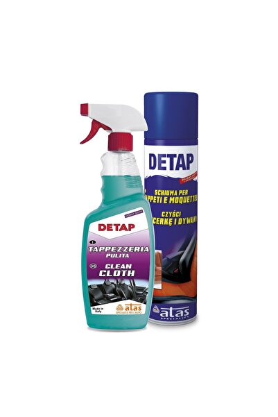 İtalyan ATAS Detap Koltuk Kumaş Ve Halı Temizlik Deterjanı 750ml Fısfıs