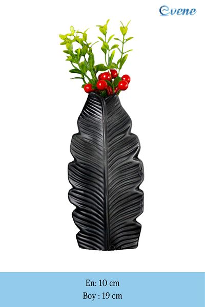 Evene Vase Small Vase Tabletop Vase Home Decoration Vase Black Model 30