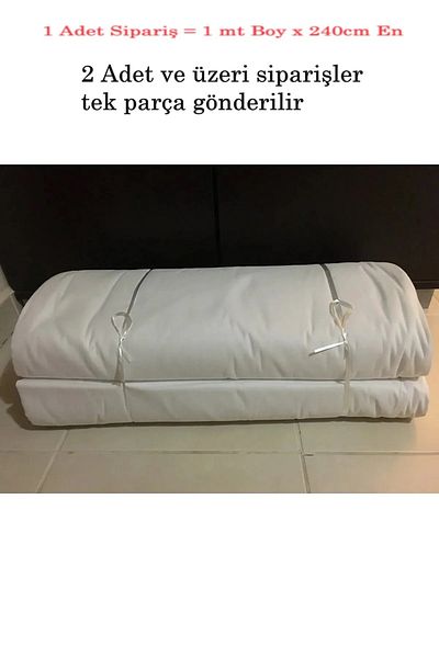 Zeren Home Κουκούλα Πανί Βαμβακερό Ακατέργαστο Ύφασμα Μιτίλη Στρώμα Ύφασμα Μήκος 100cm x Πλάτος 240 cm