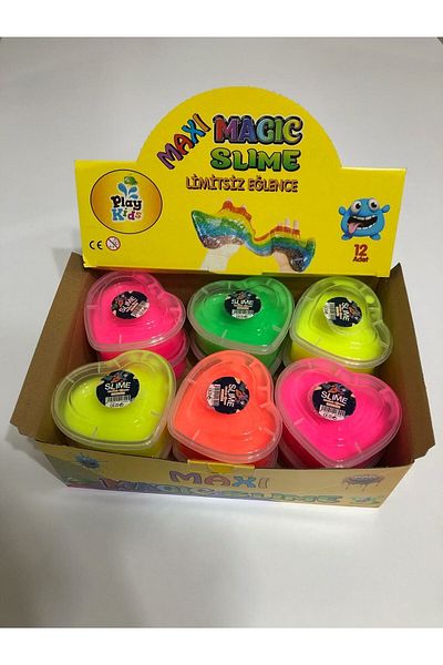 ümit toys سلايم منقوش على شكل قلب
