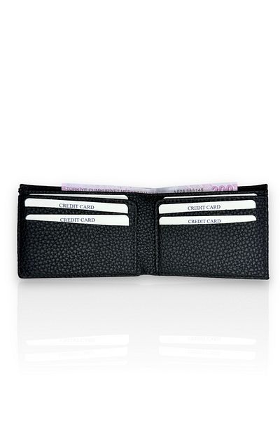 Roan Vegan Men's Wallet - 1stQuality Vegan Leather, 8 Cards, Paper and Wild Money Spaces - Production in Turkey