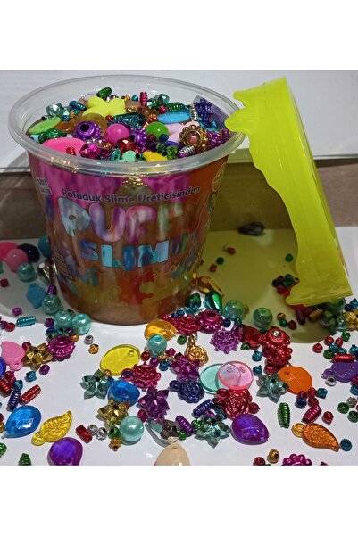 ümit toys Puffy Mücevher Slıme Sarı Çok Kaliteli Ele Yapışmaz