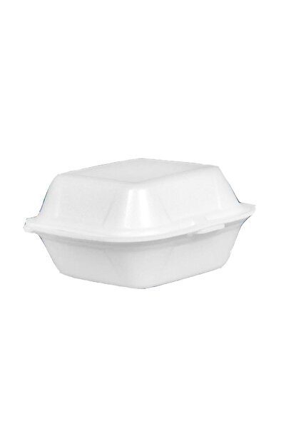 YALOVA AMBALAJ Köpük Hamburger Kabı Kapaklı 250 Adet