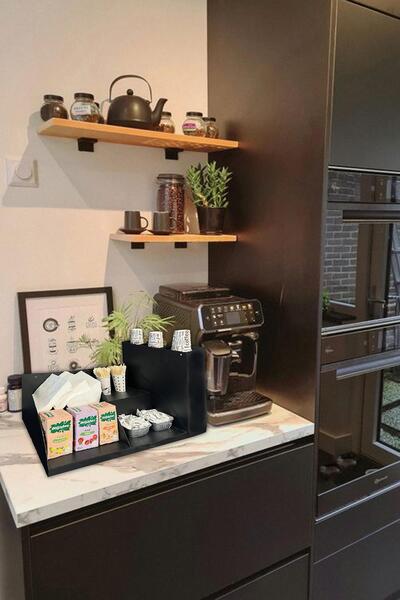 Genel Markalar Çay & Kahve 3 Bölmeli Karton Bardaklık Organizer Stand Set