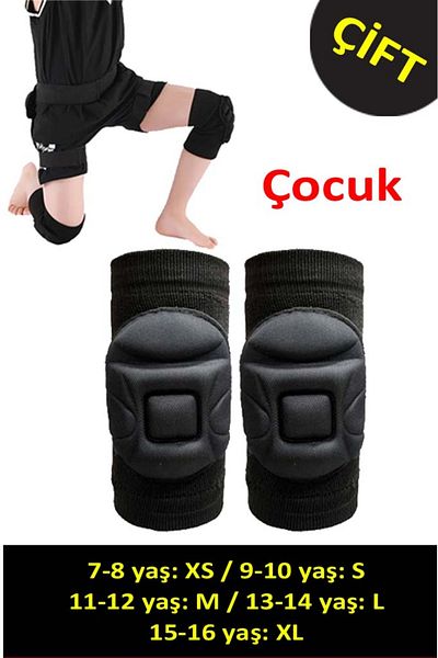 Liggo Double Children's Volleyball Knee Pad Goalkeeper Knee Pad Embossed Sponge Supported
