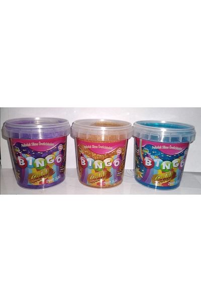 ümit toys B I N G O G O L D سليم ميتاليك معطر بالفواكه 3 قطع 140 جرام إجمالي 420 جرام سلايم