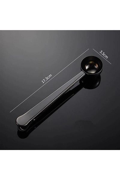 Binbirdemet Black Coffee Measuring Spoon And Package Clip