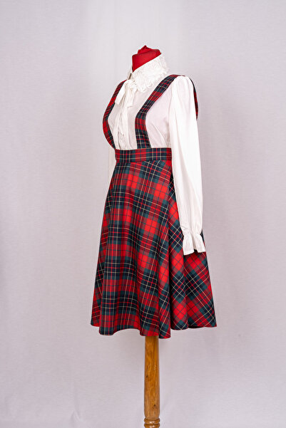 Sihirli Düğmeler Suspender Skirt