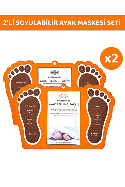 Nilu Moda ÇORAP TİPİ AYAK PEELİNG MASKESİ 2'Lİ