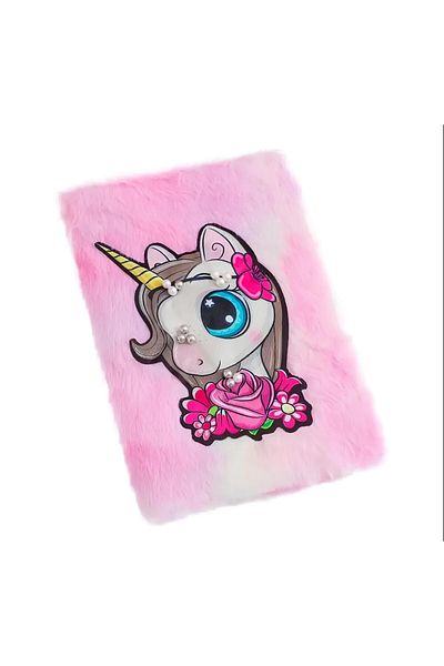 BLA GROUP Unicorn Pearl Cute Sequin Shiny Figured Notebook Scrapbook Lined