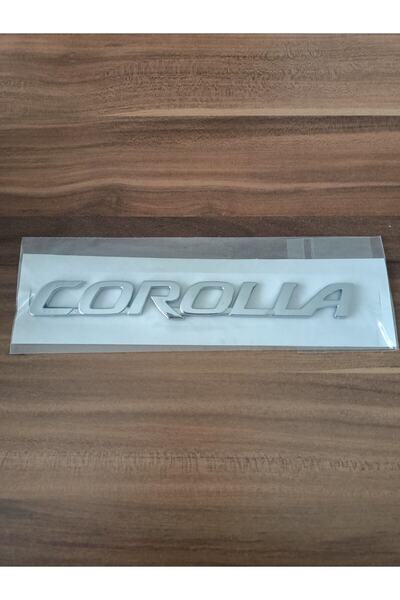 Passenger Car Oto Yedek Parça Toyota "corolla" Bagaj Yazısı 'corolla' Yazı