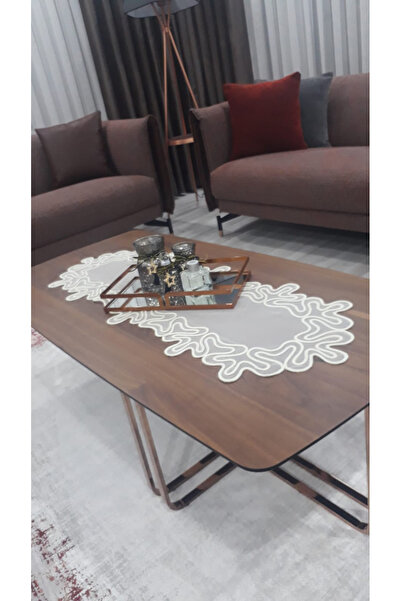 Cilano Masa Örtüsü 3 Lü Set Krem