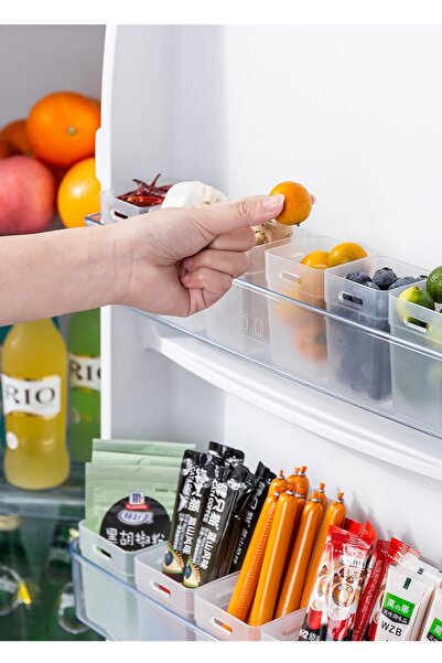 Alışverişhanem مجموعة منظم غطاء الثلاجة المكونة من 6 قطع للحمام ومجموعة متنوع...